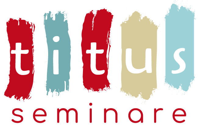 Pinselstriche mit Titus Seminare Schriftzug